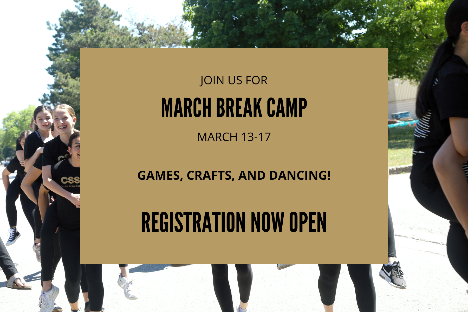 March Break Camp Center Stage School of Dance